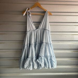 Innika Choo Che Pas ramie tiered mini dress